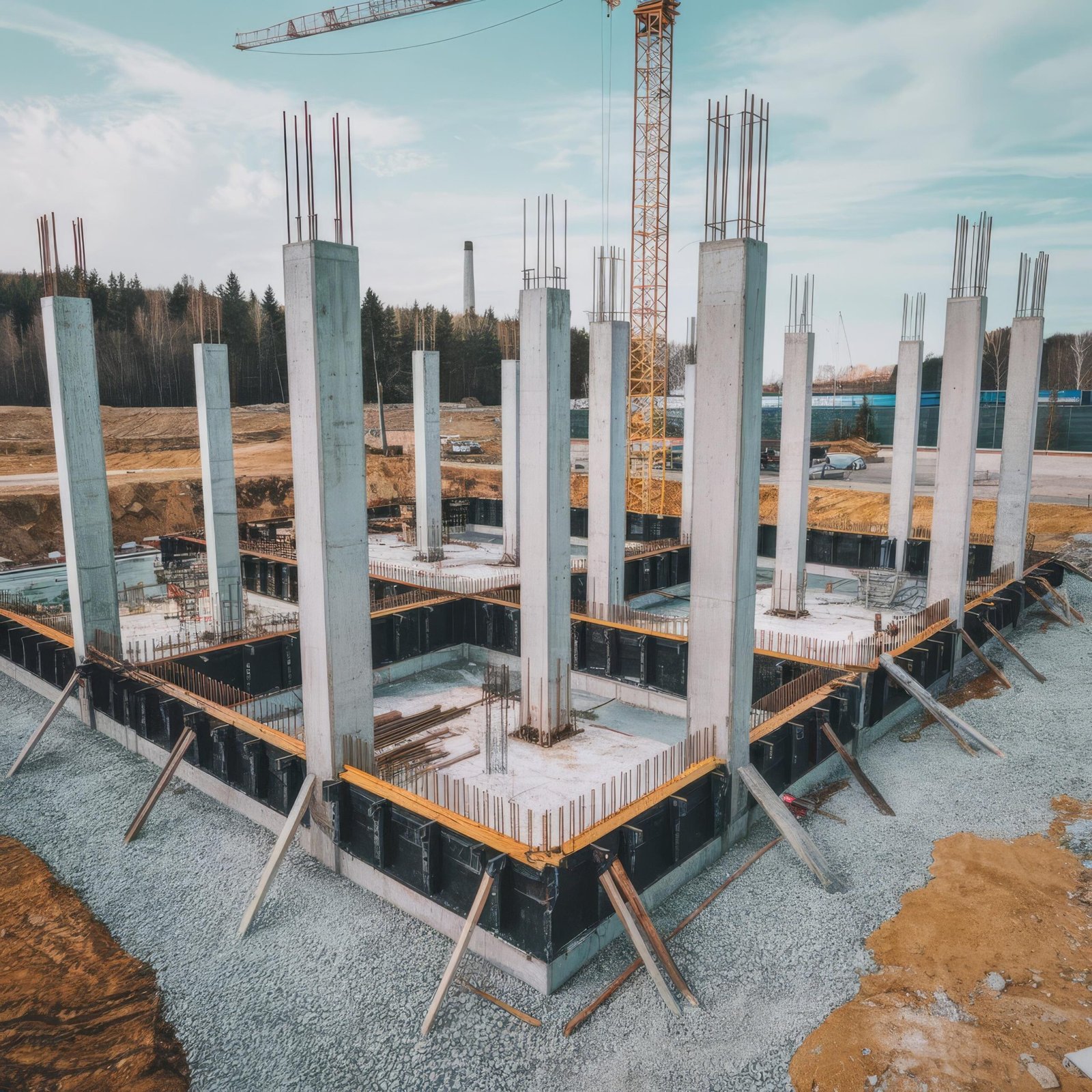 top-view-foundation-concrete-columns-construction-site-construction-industrial